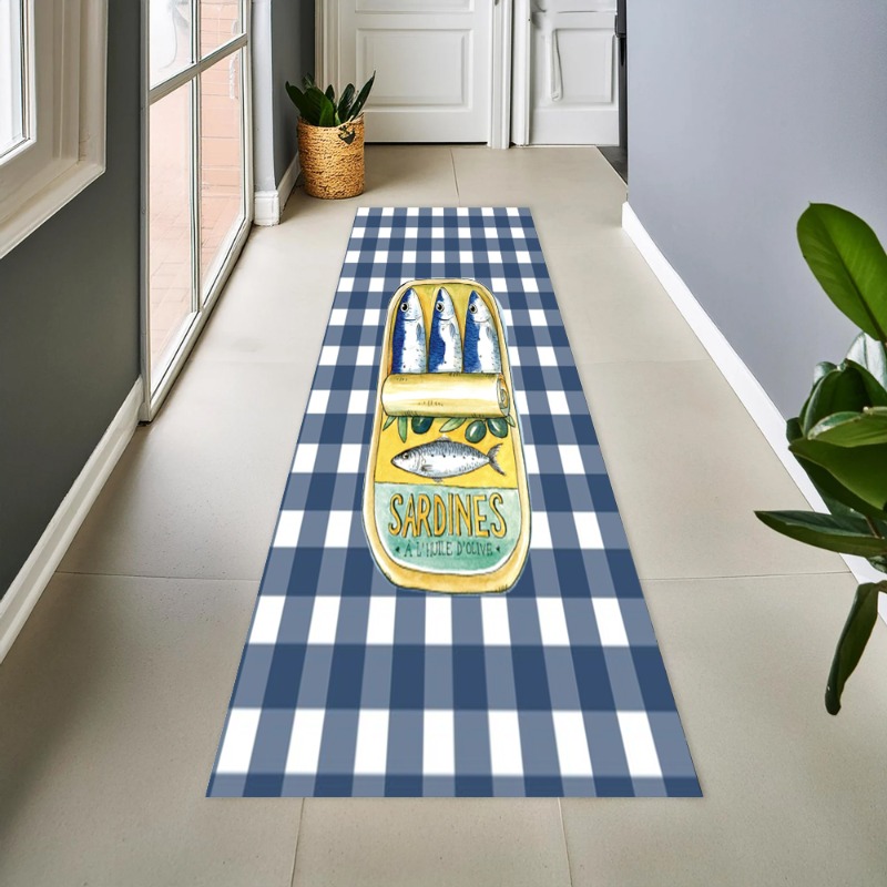 Vintage Blue Striped Sardine G - Commercial Printing And Graphics 리뷰 및 가격
