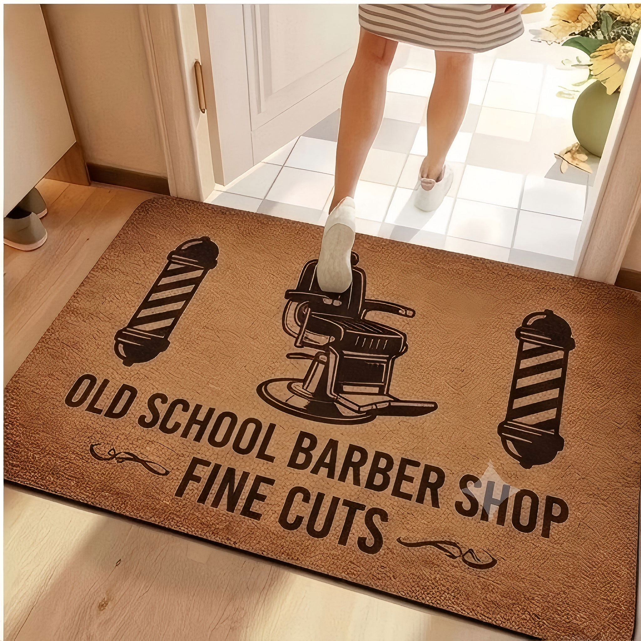 Barbershop pole welcome graphi - Commercial Printing And Graphics 리뷰 및 가격